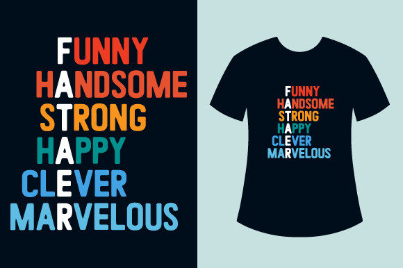 Fathers Day Tshirt Design Review for Real Projects