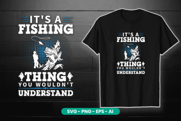 Funny Fishing T-Shirt Design Vector Review