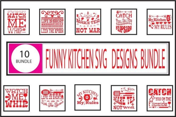 Funny Kitchen Svg Designs Bundle Review