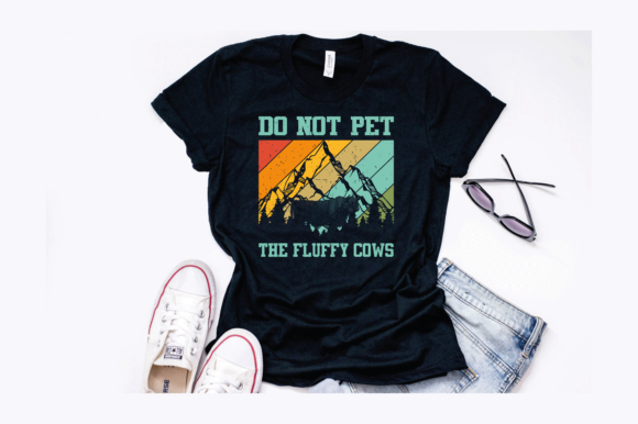 Retro the Fluffy Cows Funny Design Review