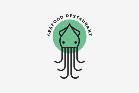 Reviewing the Cuttlefish Linear Logo Vector Design