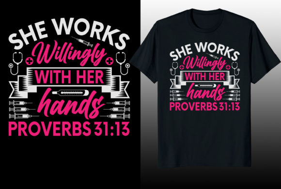 She Works Willingly with Nurse T-shirt Review