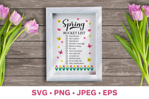 Spring Bucket List. Seasonal Planner Review